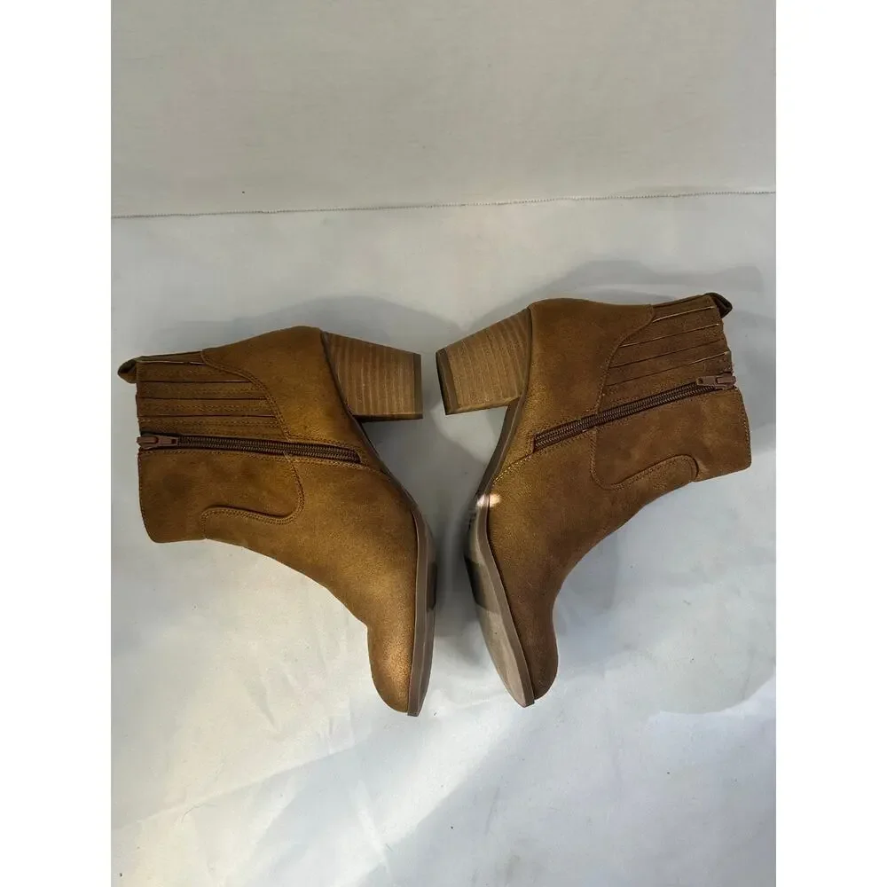 DV by Dolce Vita Caitie Booties Tan Size 8